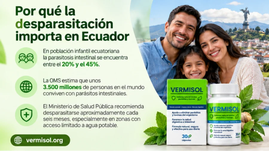 Vermisol — desparasitación en Ecuador