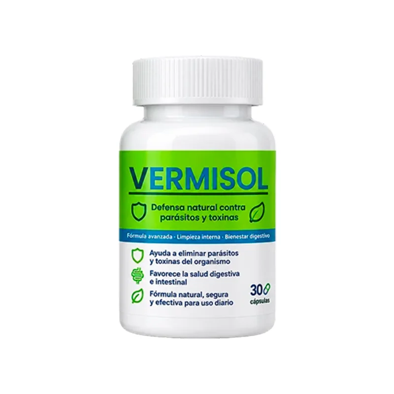 Vermisol — frasco de 30 cápsulas